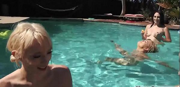  Squirt facial orgy first time Summer Pool Party